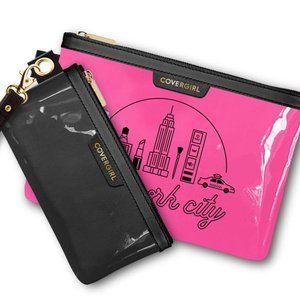 New York Skyline Covergirl Wristlet Set NWT